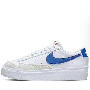 WOMEN'S NIKE BLAZER LOW PLATFORM
WHITE/GAME ROYAL/SUMMIT WHITE 6.5